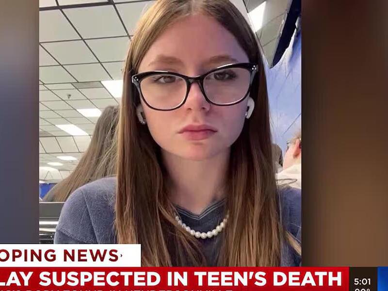 Foul play suspected in teen's death