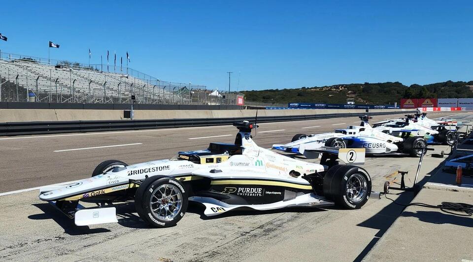 Autonomous racecars take to the track at WeatherTech Raceway Laguna Seca, with a taste of a possible future.