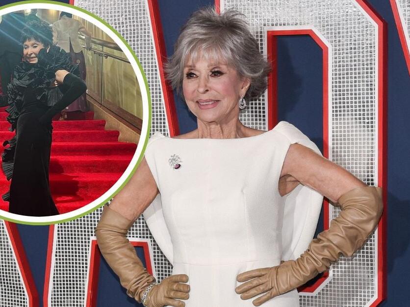Rita Moreno Showed Up To The Oscars In Dramatic Dress And Chita Rivera