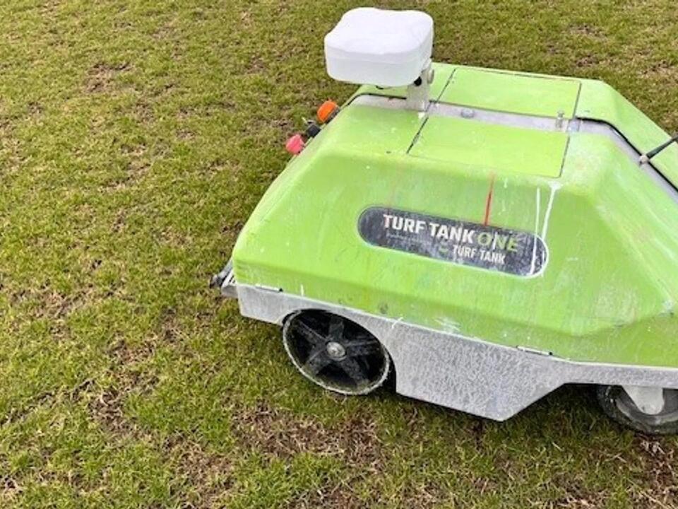 'Turf Tank' robot revolutionizes field painting in Round Rock
