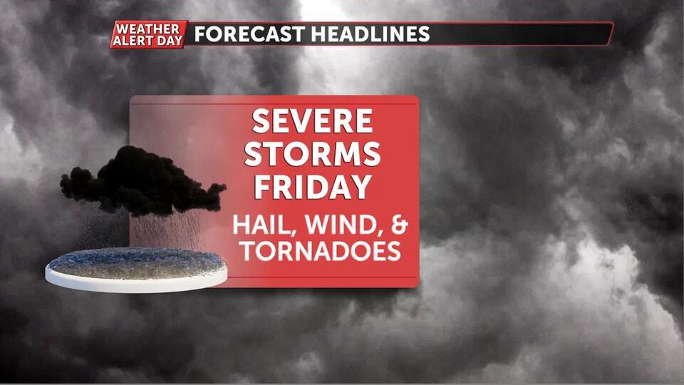 WEATHER ALERT DAY: Isolated storms exiting, next round of severe ...