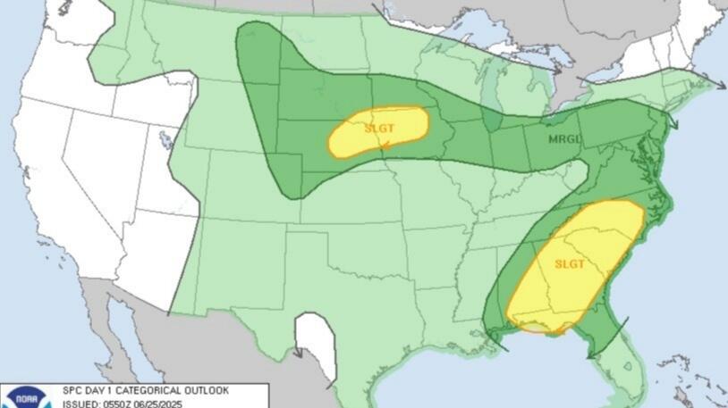 Severe thunderstorm risk increases across all of Georgia through Friday ...