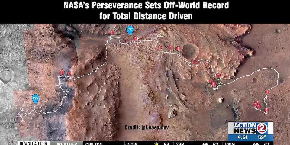 Quick space updates: Perseverance sets driving record, ice findings on ...