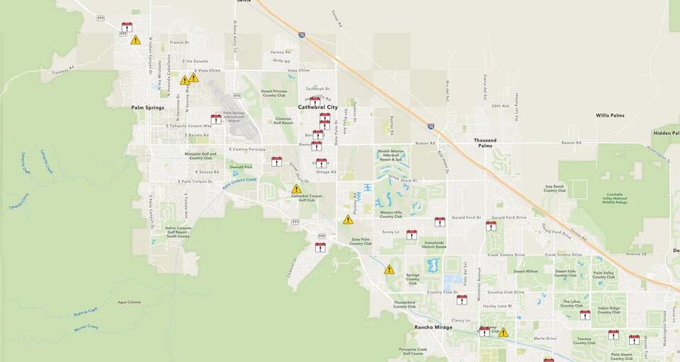 Multiple power outages reported across the Coachella Valley due to ...