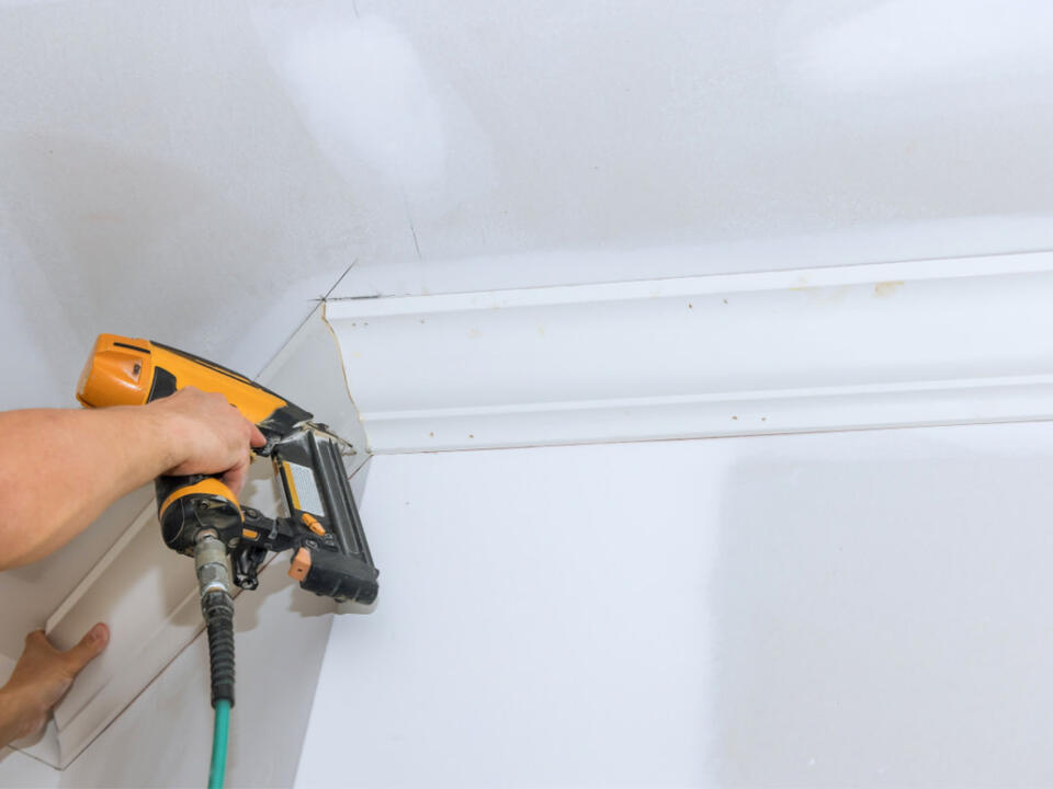 Peel and Stick Crown Molding Is a Thing and Honestly It’s so Impressive