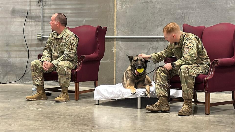 WPAFB honors military working dog 'Flex' - NewsBreak