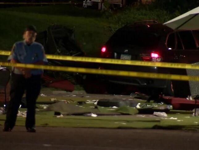 Two dead and three injured after man drives his car through restaurant ...