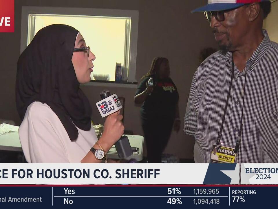 Hear from Houston County sheriff candidate Arthur Harris on the night