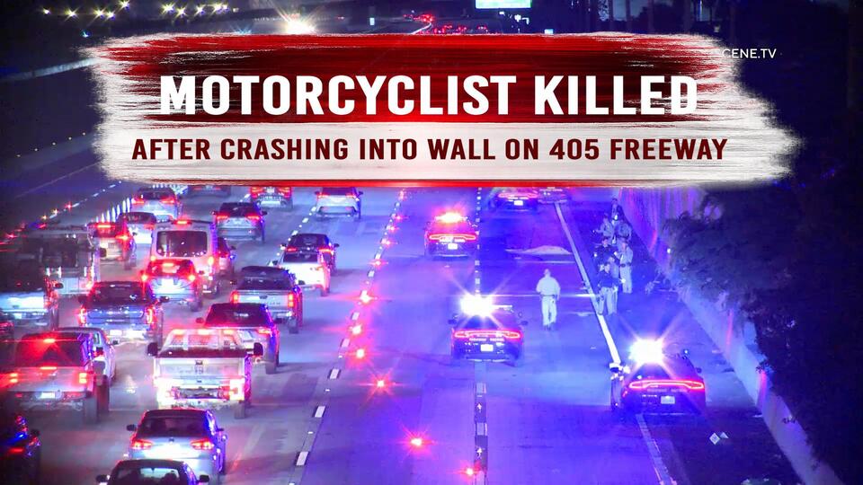 Motorcyclist Killed After Crashing Into Wall on 405 Freeway - NewsBreak