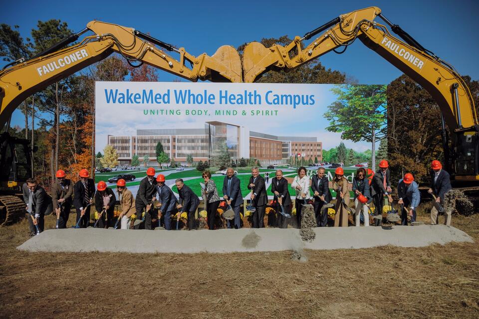 WakeMed breaks ground on whole-person health campus in Garner - NewsBreak