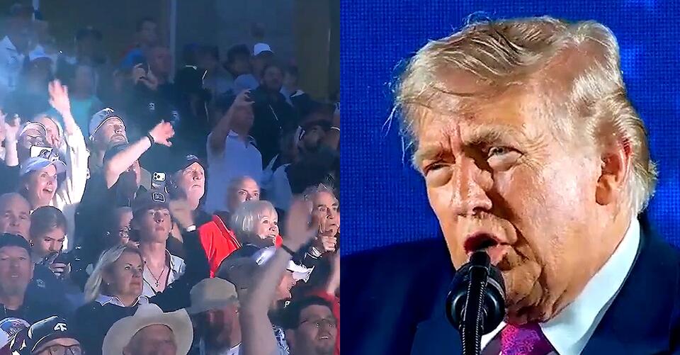 Freedom 250 Crowd Roars as Trump Blurts ‘In America We Speak English ...