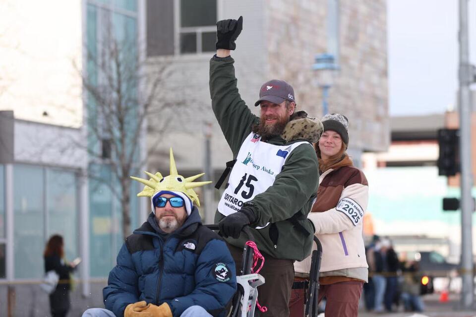 Jessie Holmes at the Iditarod