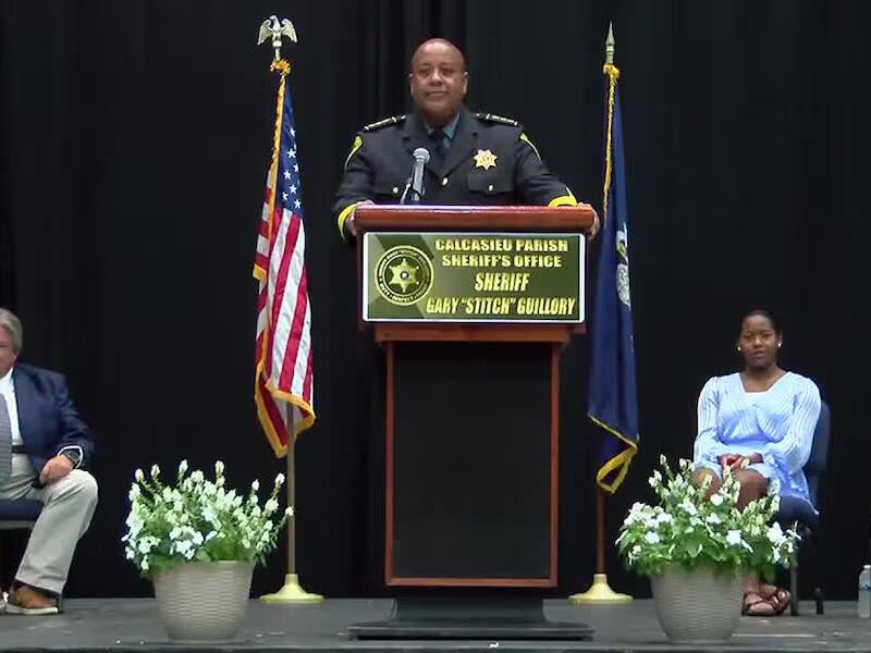 Stitch Guillory sworn in as new Calcasieu sheriff