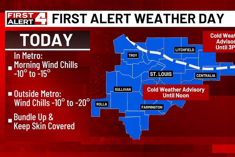 First Alert Weather Day Today: Dangerous Wind Chills - NewsBreak