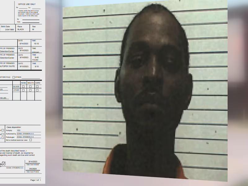 Medical Examiner’s Report for CCDC inmate, cause of 2023 death remains ...