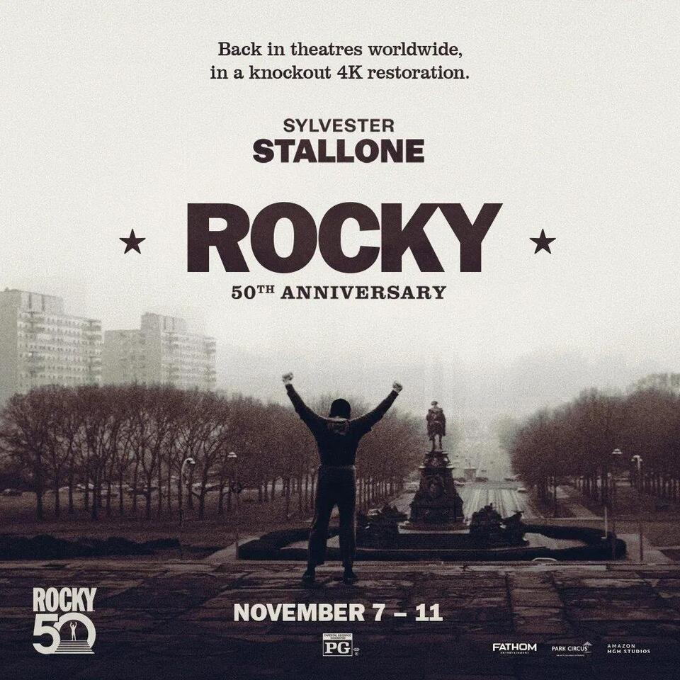 Yo, Adrian! “ROCKY” Returns to Theaters in 4K for 50th Anniversary Celebration This November!