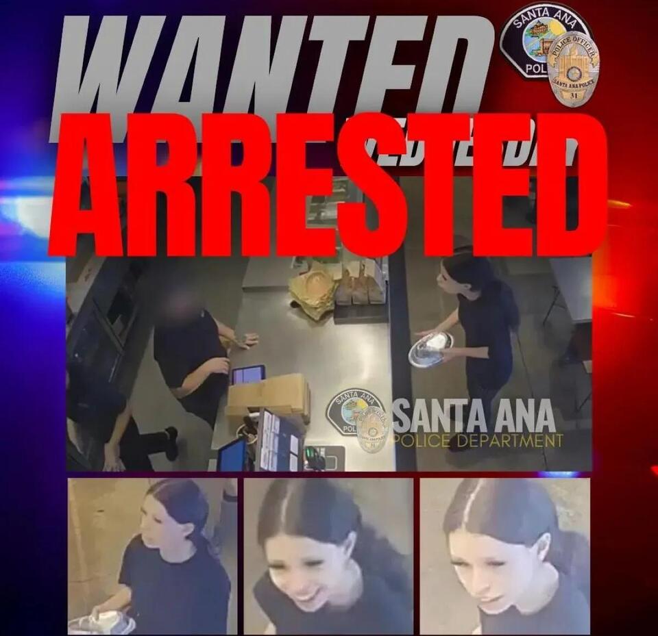 Woman who attacked a Chipotle employee arrested by the Santa Ana police ...