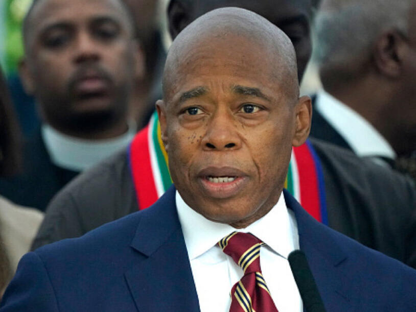 NY Mayor Eric Adams Charged with Bribery — Gets Yelled At During News