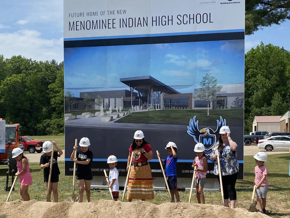 Menominee Indian School District breaks ground on 35 million high school