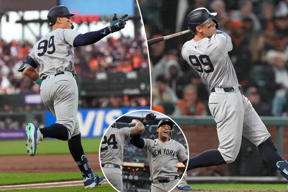 Aaron Judge answers boos with two homers in Yankees’ win over Giants to ...