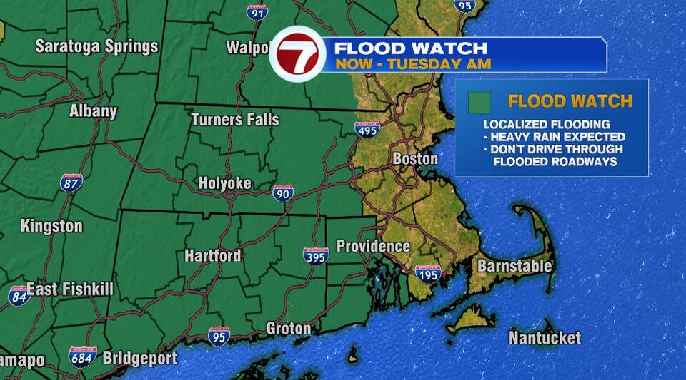 Flood Watch for some through Monday night - NewsBreak