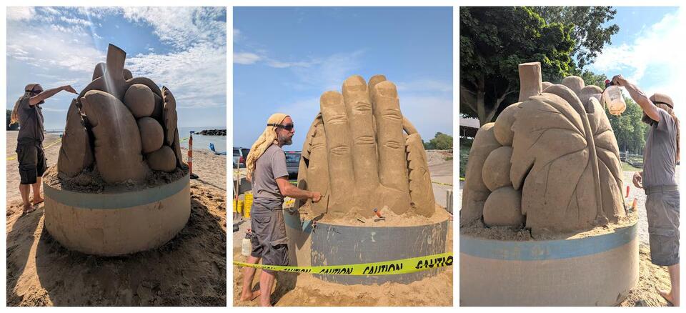 Lake Erie sand sculpture tour returns to Lake County beaches June 24