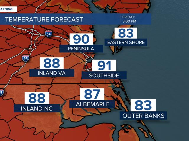 First Warning Forecast: Warming to near 90 & building humidity to end ...
