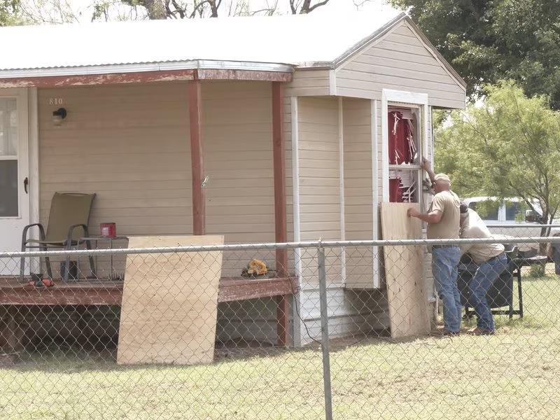 Jayton recovering from storm damage after 100mph winds, softballsized hail