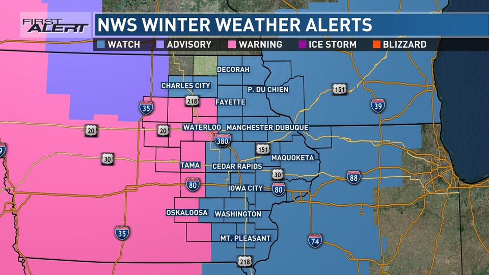 Winter Storm Watches and Warnings are in effect - NewsBreak