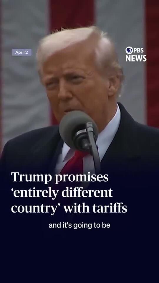 President Donald Trump announced sweeping new tariffs Wednesday, saying ...