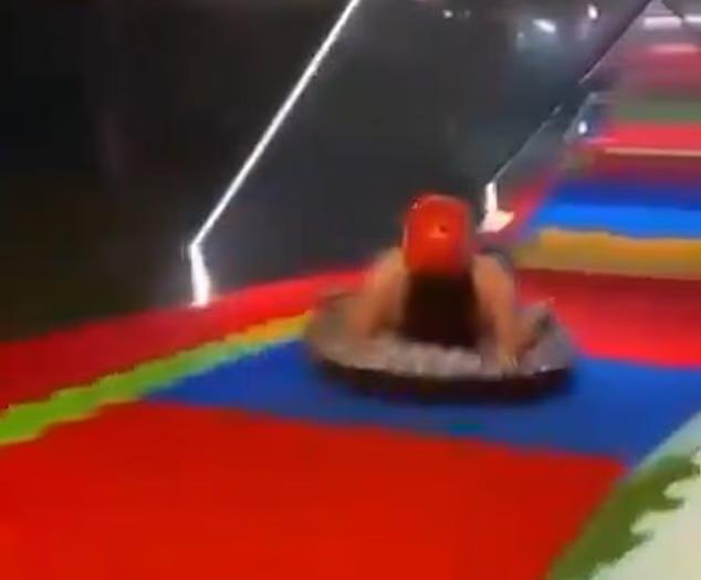 Moments before mother-of-one dies after crashing off a high-thrill ...