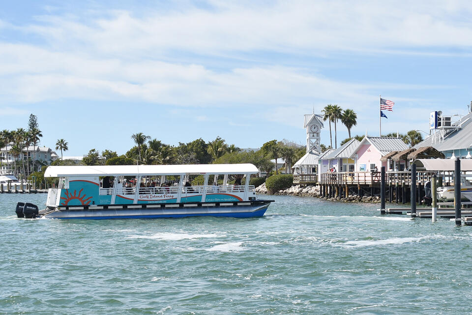 Gulf Islands Ferry service now includes Coquina Beach