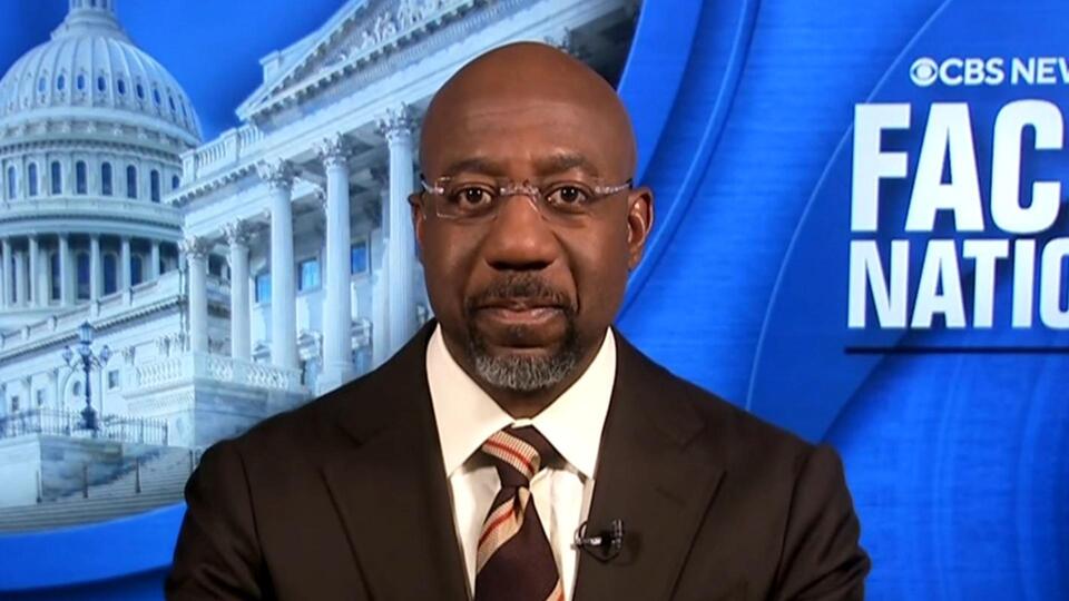 Image for Transcript: Sen. Raphael Warnock on "Face the Nation with Margaret Brennan," May 3, 2026