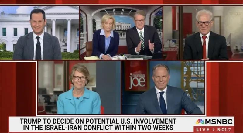 'Where've I heard that before?': MSNBC panel laughs at Trump Iran ...