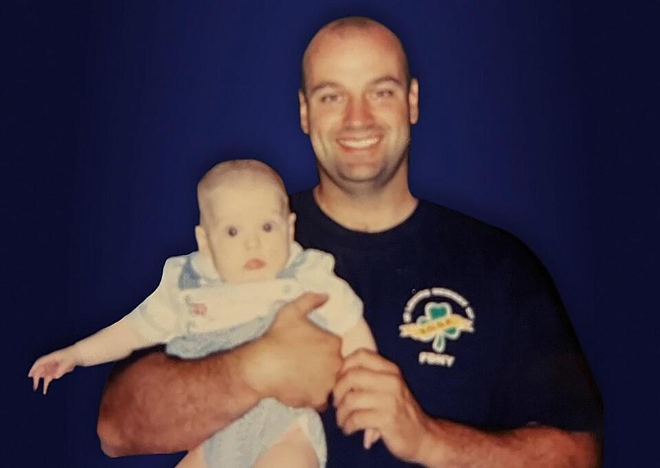 9/11 firefighter's son spends months bringing steel from World Trade Center across US