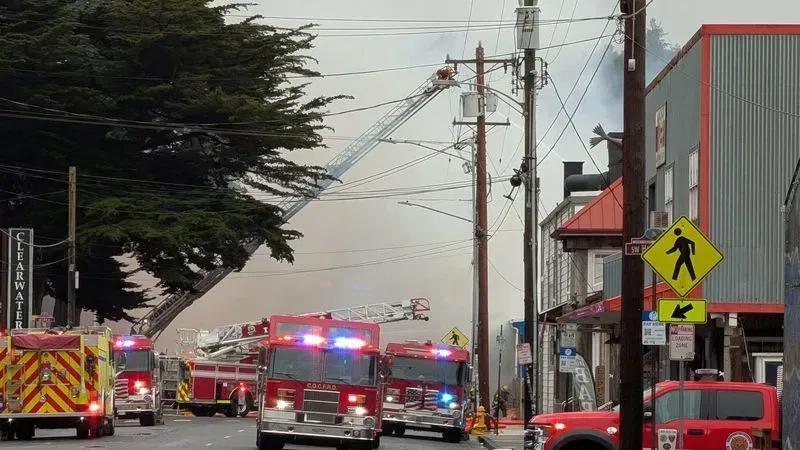 Evacuations ordered in mile radius of Newport fire for potential ...