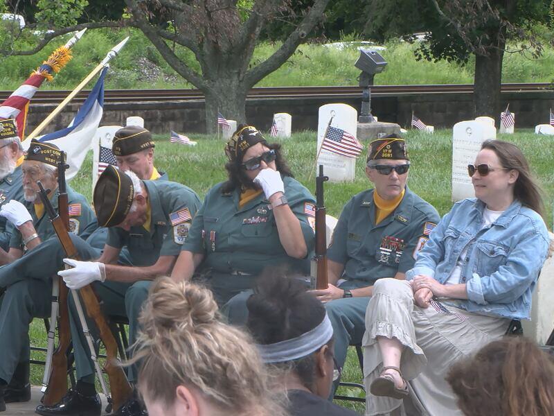 157th West Virginia Memorial Day parade ceremony at Grafton National
