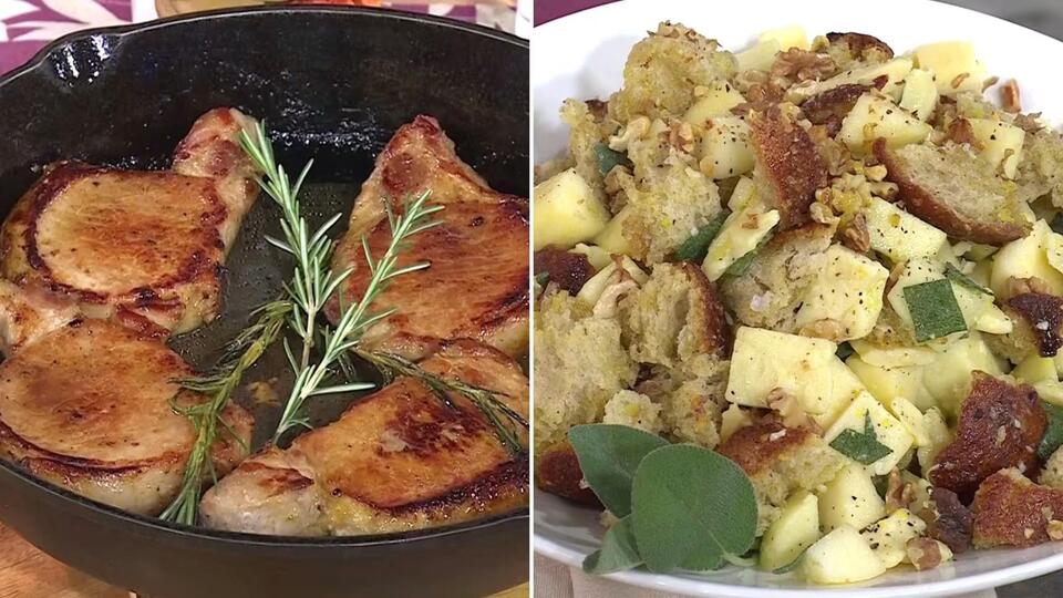 Recipes for Fall: Brown Sugar Pork Chops and Panzanella - NewsBreak