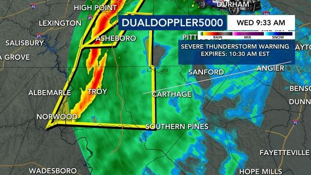 WRAL Weather Alert Day: Tracking severe storms Wednesday - NewsBreak