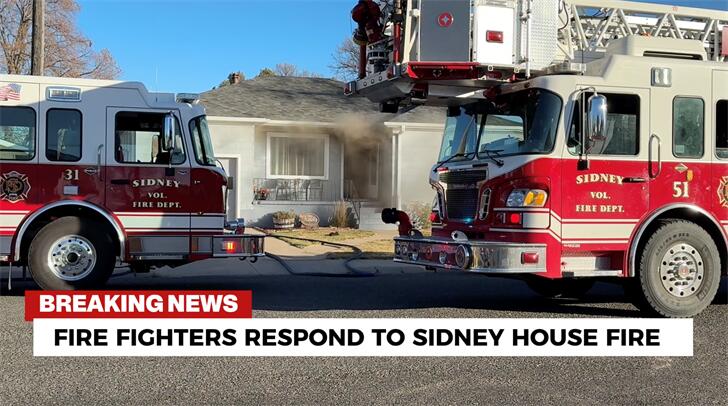Firefighters respond to house fire near Central Elementary in Sidney ...
