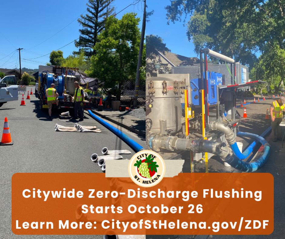 Citywide water main cleaning in St. Helena - NewsBreak