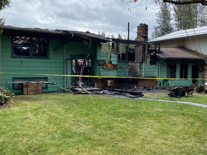 Two dead after early morning Saturday house fire in Chattaroy