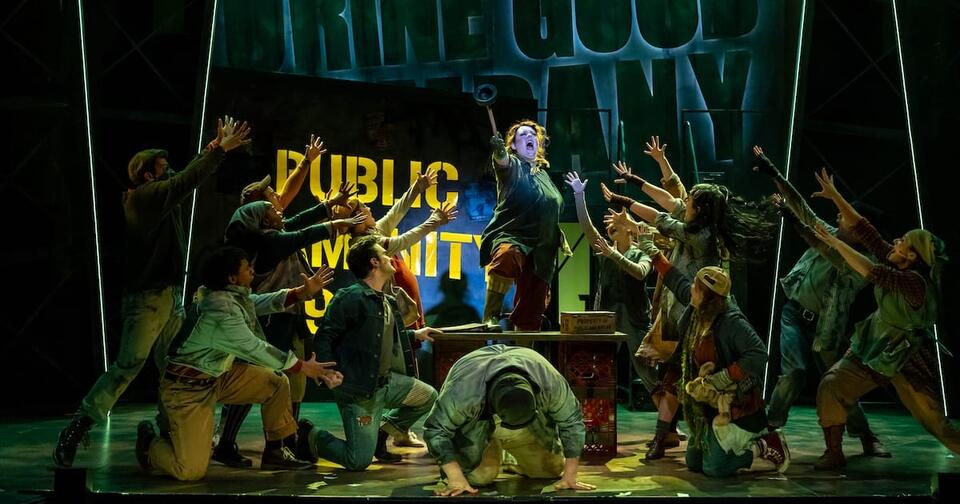 Heavy hand undermines Rocky Mountain Rep’s ‘Urinetown’