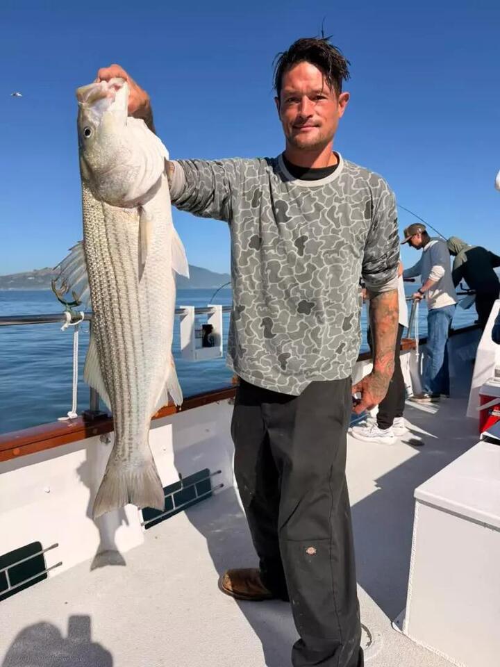 The bass fishing was hot again today