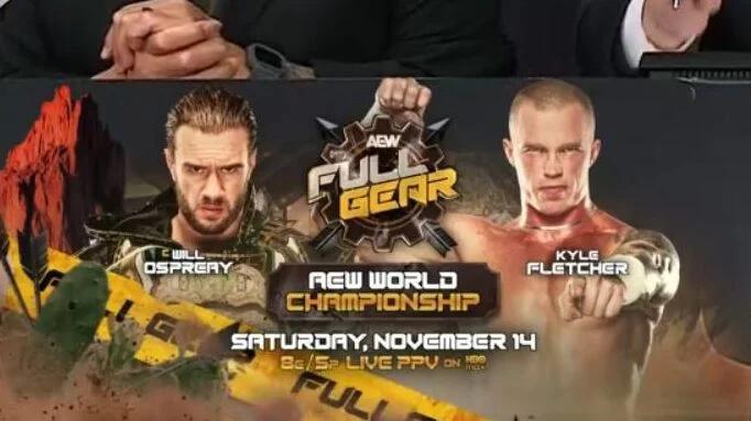 Will Ospreay vs. Kyle Fletcher set for AEW Full Gear 2026