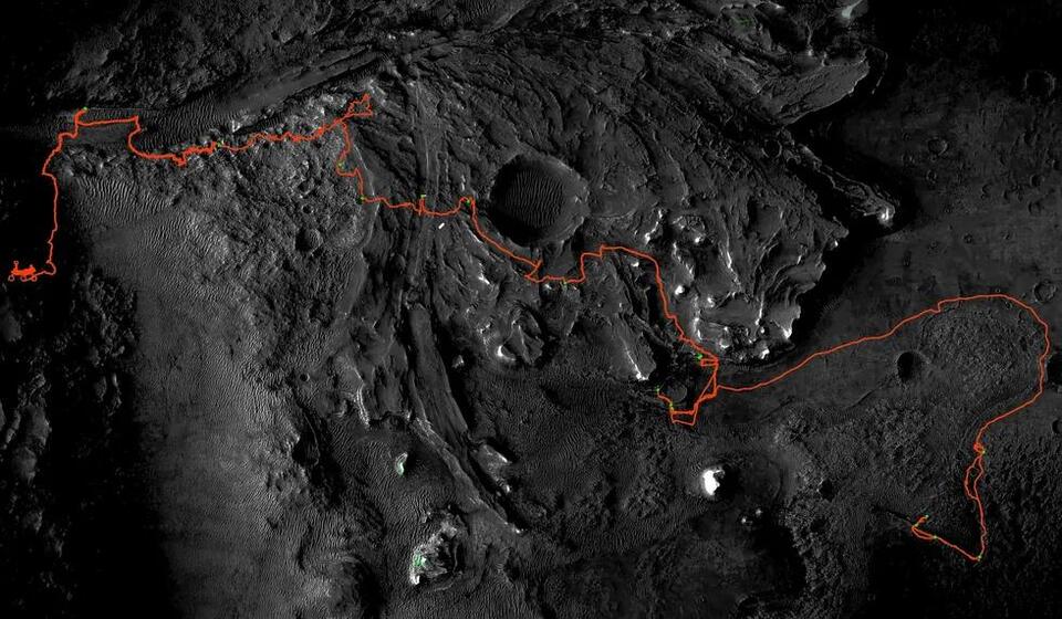 Perseverance Smashes Autonomous Driving Record on Mars - NewsBreak