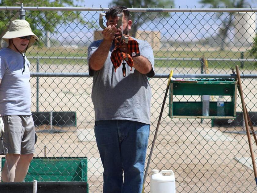 Ridgecrest Horseshoe Pitchers hold Break Wind tourney