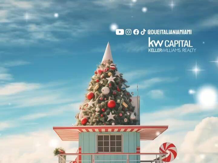 Merry Beach Christmas!!! 🎄 | Miami Drone Videos | NewsBreak Original
