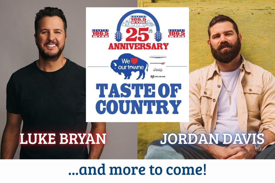 25th Anniversary Taste of Country Stars Luke Bryan & Jordan Davis ...