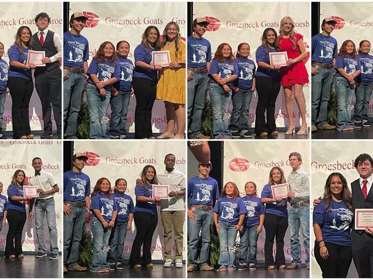 Eight seniors at Groesbeck High awarded scholarships in honor of late